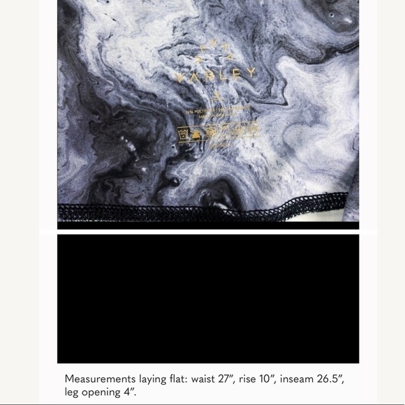 Varley Kingman Royal Marble Mesh High Rise Legging NWT - Picture 6 of 12